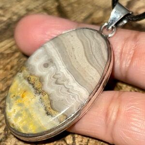 Bumblebee Jasper Pendant 2 1/4”